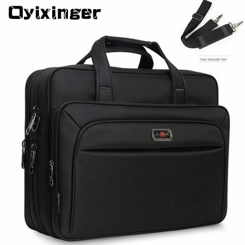 Large Capacity Men Single Shoulder Bag 14" 15" 16 Inches Travel Bag Men's casual fashion Handbags Business Briefcase Laptop Bag