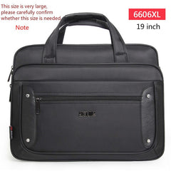 2020 Top-level Super Capacity Plus Business Men's Briefcase Women Handbags Laptop Bags 16 17 19 Inch Oxford Crossbody Travel Bag