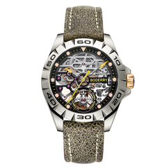 Titanium Case 2020 Top Brand Luxury Men's Watches Skeleton Automatic Mechanical Watch for Men Waterproof Relogio Masculino