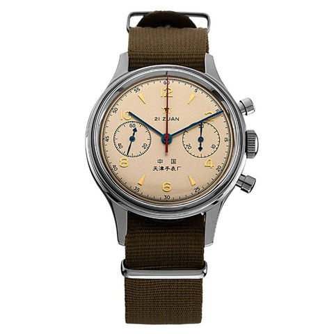 Seagull men's watch limited edition official authentic air force one aviation chronograph seagull 1963 manual winding mechanical