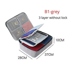 Portable Briefcase For Document Bag Women Men'S Bag For Documents New Travel Business Bag File Paper Storage Documents Organizer