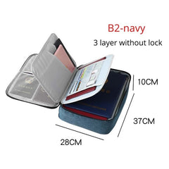 Portable Briefcase For Document Bag Women Men'S Bag For Documents New Travel Business Bag File Paper Storage Documents Organizer