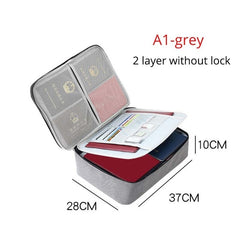 Portable Briefcase For Document Bag Women Men'S Bag For Documents New Travel Business Bag File Paper Storage Documents Organizer