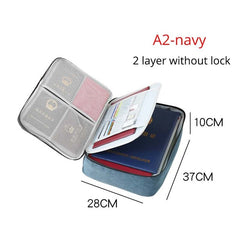Portable Briefcase For Document Bag Women Men'S Bag For Documents New Travel Business Bag File Paper Storage Documents Organizer