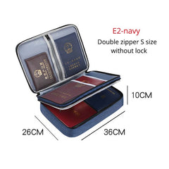 Portable Briefcase For Document Bag Women Men'S Bag For Documents New Travel Business Bag File Paper Storage Documents Organizer