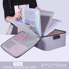 Portable Briefcase For Document Bag Women Men'S Bag For Documents New Travel Business Bag File Paper Storage Documents Organizer