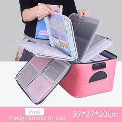 Portable Briefcase For Document Bag Women Men'S Bag For Documents New Travel Business Bag File Paper Storage Documents Organizer