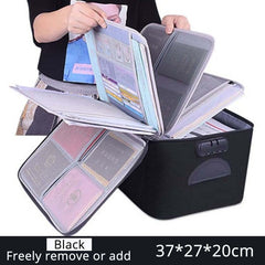 Portable Briefcase For Document Bag Women Men'S Bag For Documents New Travel Business Bag File Paper Storage Documents Organizer