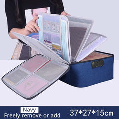 Portable Briefcase For Document Bag Women Men'S Bag For Documents New Travel Business Bag File Paper Storage Documents Organizer