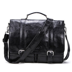 CONTACT'S men's briefcase genuine leather business handbag laptop casual large shoulder bag vintage messenger bags luxury bolsas