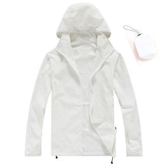 New Men's Quick Dry Skin Jackets Women Coats Ultra-Light Casual Windbreaker Waterproof Windproof Brand Clothing SEA211