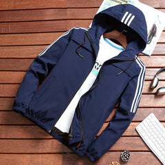 2020 Zip Up Men Jacket Spring Autumn Fashion Brand Slim Fit Coats Male Casual Baseball Bomber Jacket Mens Overcoat Plus size 4XL