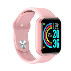 Electronic digital watches For Men Women Blood Pressure Heart Rate Waterproof Tracker Sport Clock Watch Smart For Android IOS