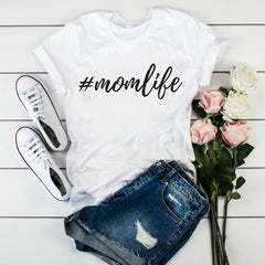 Women's T-shirts Mama Mom Leopard Letter Print Harajuku T Shirt Mother Clothing T-shirt for Women Tees Tops 2020 Female T-Shirt