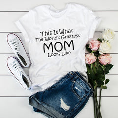 Women's T-shirts Mama Mom Leopard Letter Print Harajuku T Shirt Mother Clothing T-shirt for Women Tees Tops 2020 Female T-Shirt