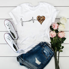 Women's T-shirts Mama Mom Leopard Letter Print Harajuku T Shirt Mother Clothing T-shirt for Women Tees Tops 2020 Female T-Shirt