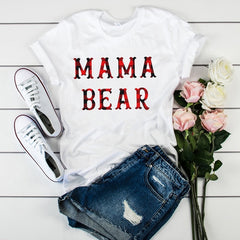 Women's T-shirts Mama Mom Leopard Letter Print Harajuku T Shirt Mother Clothing T-shirt for Women Tees Tops 2020 Female T-Shirt