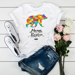 Women's T-shirts Mama Mom Leopard Letter Print Harajuku T Shirt Mother Clothing T-shirt for Women Tees Tops 2020 Female T-Shirt