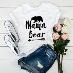 Women's T-shirts Mama Mom Leopard Letter Print Harajuku T Shirt Mother Clothing T-shirt for Women Tees Tops 2020 Female T-Shirt