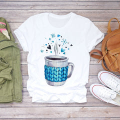Women's T-shirts Dream Feather Graphic Tee 2020 Summer Harajuku Top Female T-shirt Short Sleeve Oversized T Shirt Women Clothes
