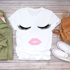 Women's T-shirts Dream Feather Graphic Tee 2020 Summer Harajuku Top Female T-shirt Short Sleeve Oversized T Shirt Women Clothes