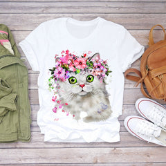 Women's T-shirts Dream Feather Graphic Tee 2020 Summer Harajuku Top Female T-shirt Short Sleeve Oversized T Shirt Women Clothes