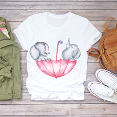 Women's T-shirts Dream Feather Graphic Tee 2020 Summer Harajuku Top Female T-shirt Short Sleeve Oversized T Shirt Women Clothes