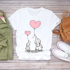 Women's T-shirts Dream Feather Graphic Tee 2020 Summer Harajuku Top Female T-shirt Short Sleeve Oversized T Shirt Women Clothes