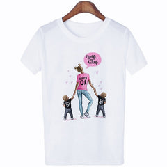 2020 New Women T-shirt Super Mom Love Print Top Female T Shirts Harajuku Kawaii Casual Comfortable Tee Ladies Tops Short Clothes