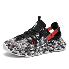 Fashion Men's Sneakers Comfortable Men Casual Shoes Outdoor Black White Shoes for Man Lace Up Male Walking Zapatillas Footwear 9