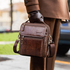 Cobbler Legend Brand Men's Genuine Leather Business Bag 2019 Men Shoulder Bags High Quality Male Handbags for Men Satchels Bag