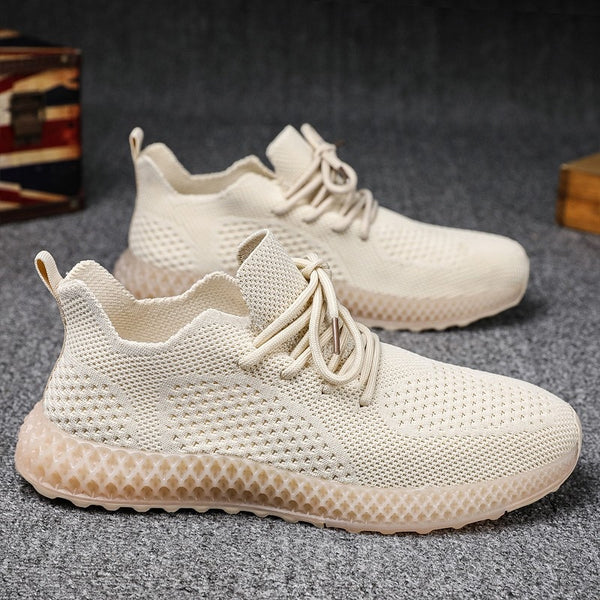 Men Light Running Shoes Breathable Lace-Up Jogging Shoes for Man Fashion Sneakers Outdoor Men's Casual Shoes Leisure Shoes