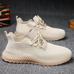 Men Light Running Shoes Breathable Lace-Up Jogging Shoes for Man Fashion Sneakers Outdoor Men's Casual Shoes Leisure Shoes